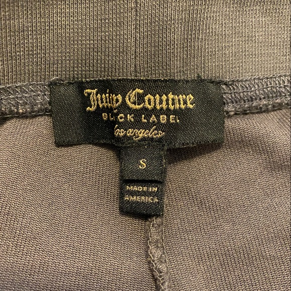 Juicy Couture Black Label Grey Velour Tracksuit - Picture 9 of 10